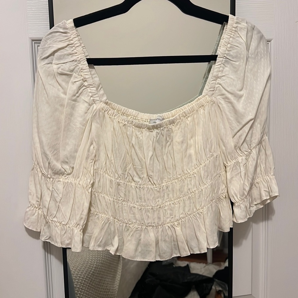 Urban outfitters puff 3/4 sleeve blouse